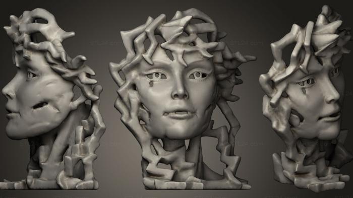 Mask (Venus Bust, MS_0175) 3D models for cnc